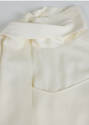 Ondine Tie Bustier layered Blouse