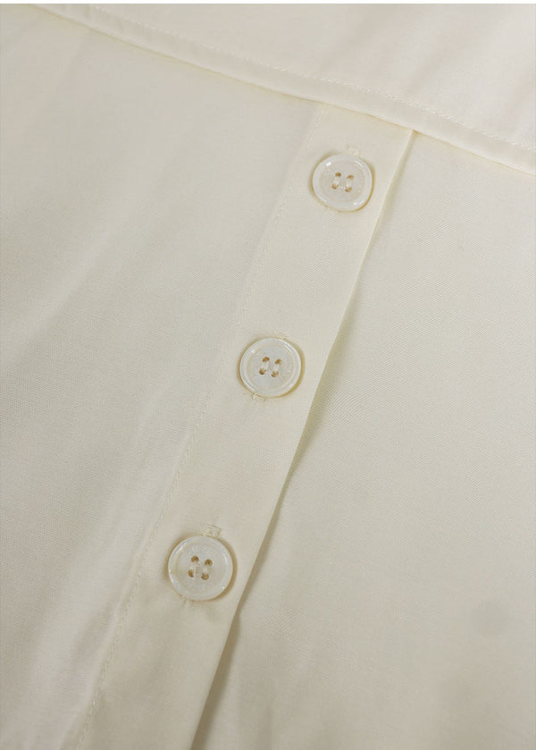 Ondine Tie Bustier layered Blouse