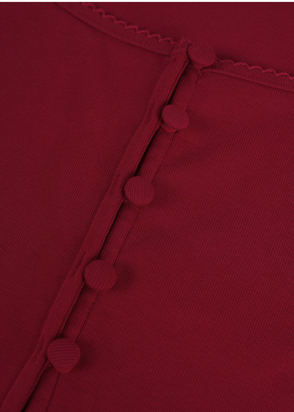 Owen Button Cardigan-Sleeveless Setup