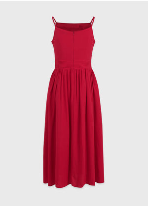 Philomena Dot Sleeveless Long Dress