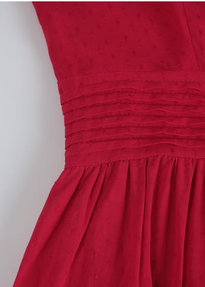 Philomena Dot Sleeveless Long Dress