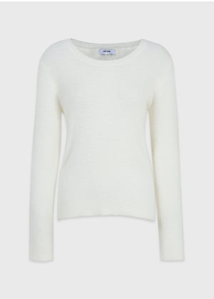 Powdery U-neck Knit