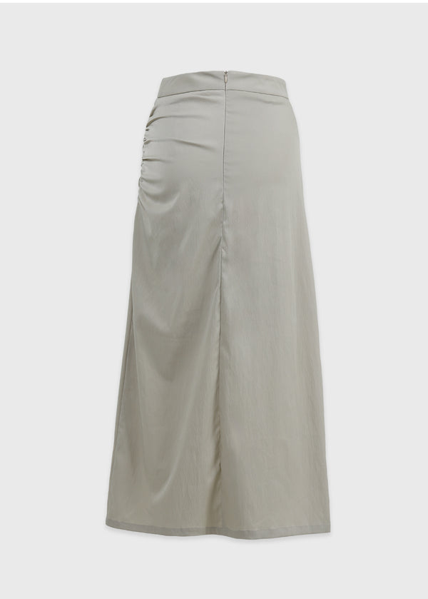 Rustle Shirring Maxi Skirt