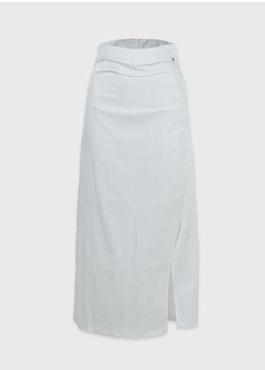 Rustle Shirring Maxi Skirt