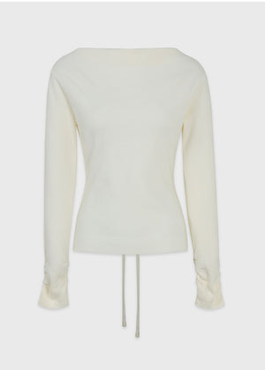 Sadie Cowl Neck Strap Knit