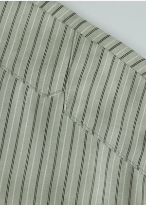 Seio Stripe Shirt - Scarf Setup