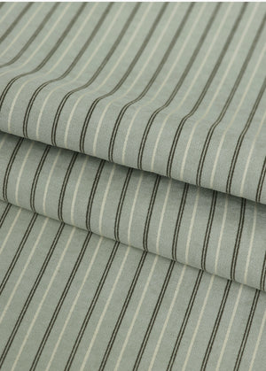 Seio Stripe Shirt - Scarf Setup