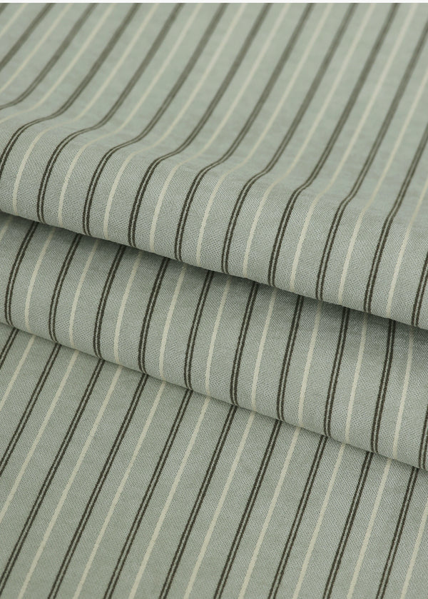 Seio Stripe Shirt - Scarf Setup