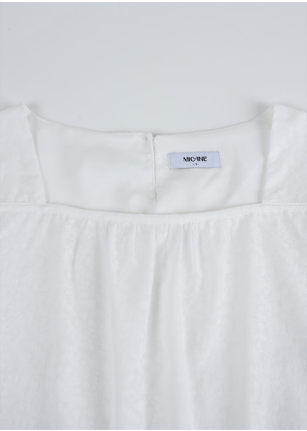 Tilly Square Neck String Blouse