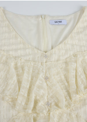 Vega Lace Tie Blouse