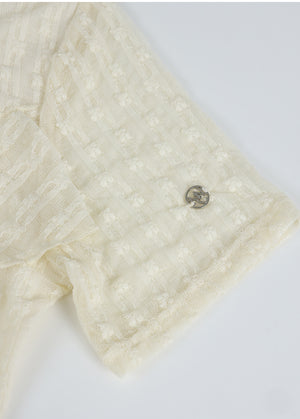 Vega Lace Tie Blouse