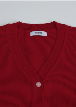 Vera Frill V-neck Knit