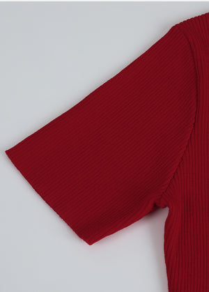 Vera Frill V-neck Knit