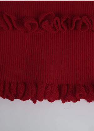 Vera Frill V-neck Knit