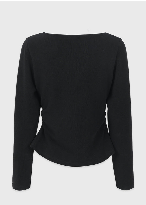Winning Line Slit Tee Ivory