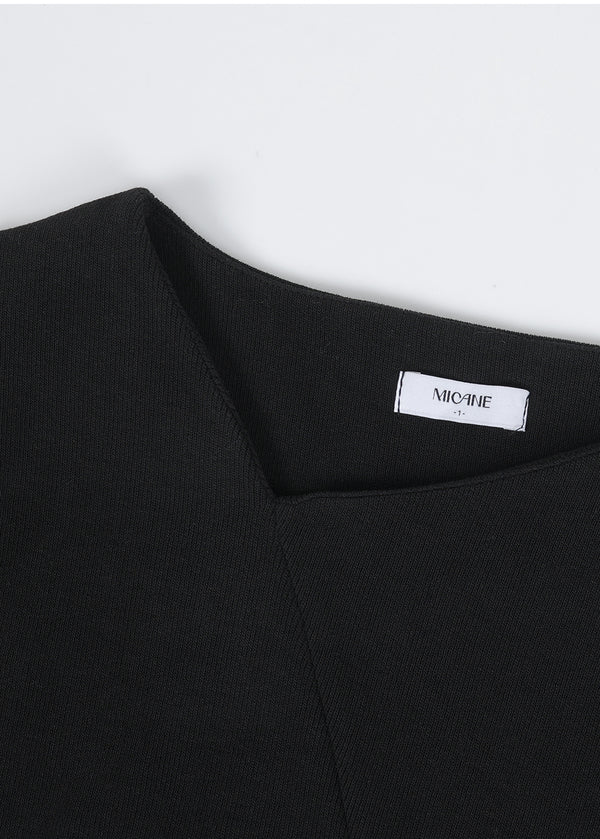 Winning Line Slit Tee Ivory