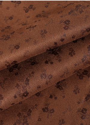 Zaki Suede Midi Skirt